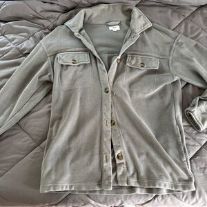 Aerie Button-Up Jacket